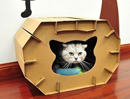 Con la caseta para gatos medianos Eco-friendly tu mascota podrá descansar