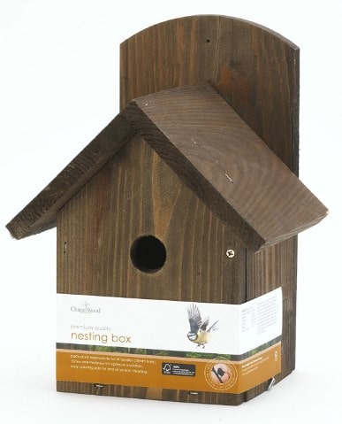 La caseta nido para pájaros Chapelwood está diseñada para exteriores
